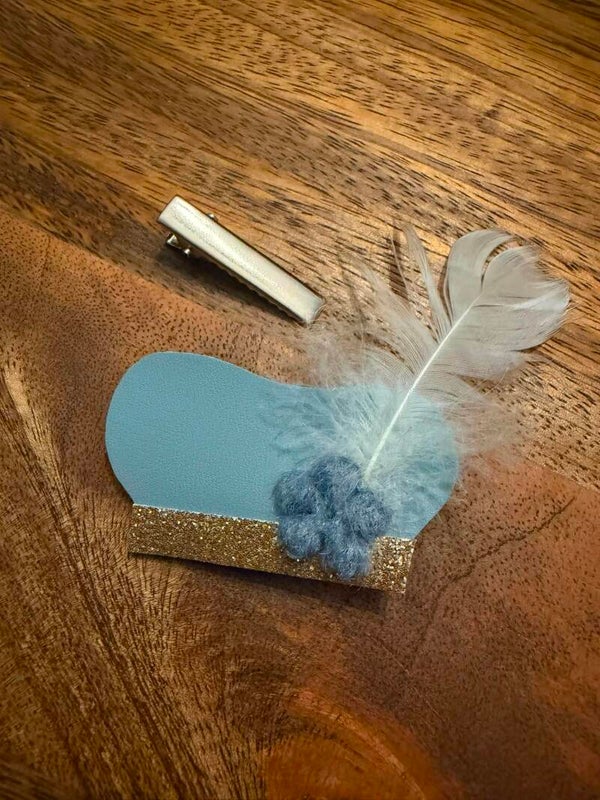 Pietenmuts Blauw bloem