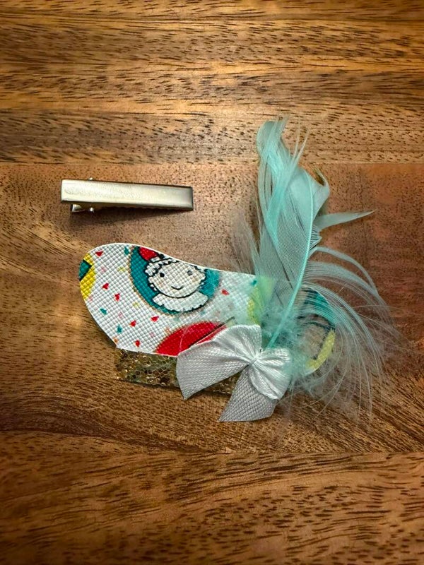 Pietenmuts piet blauw veer