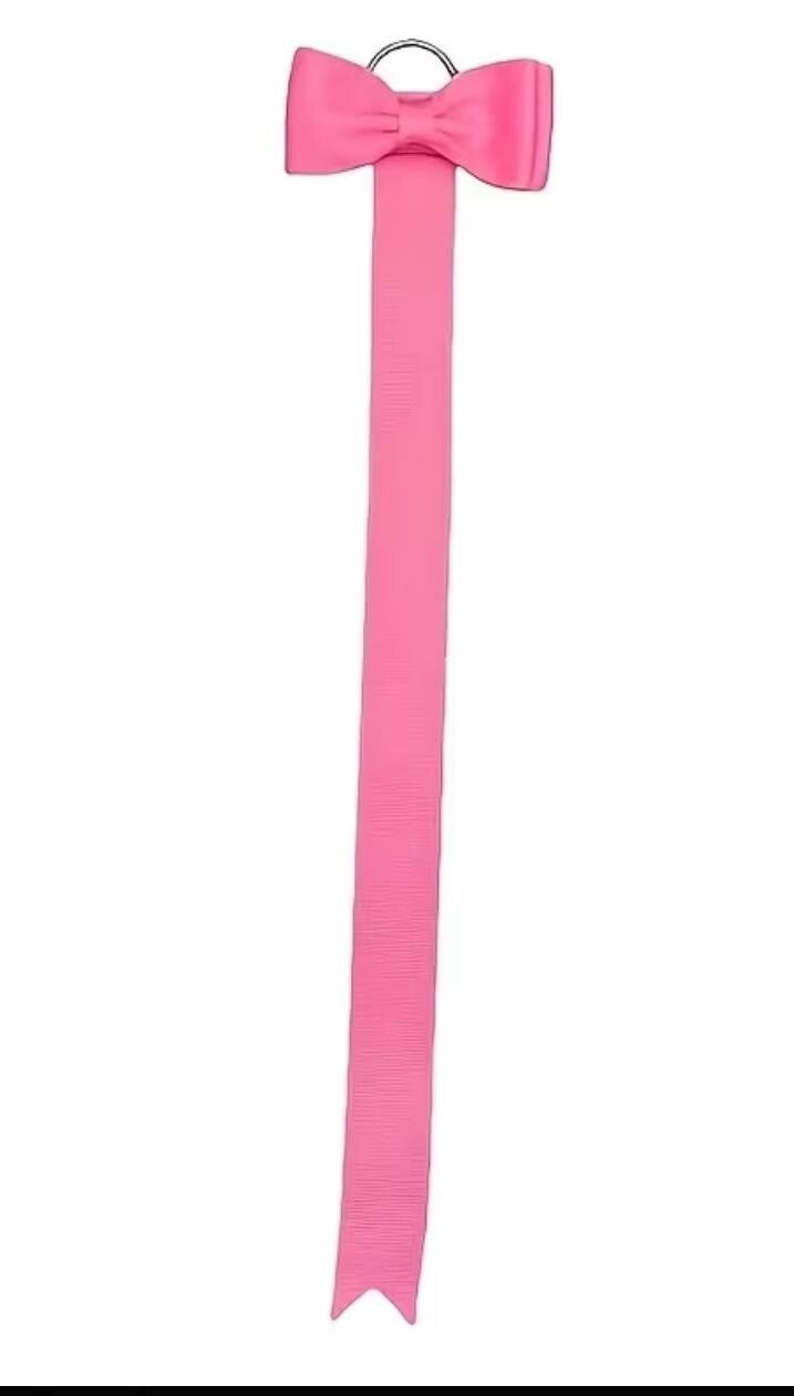 Strik haarknipjes hanger roze