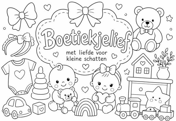 Win actie kleurplaat 2