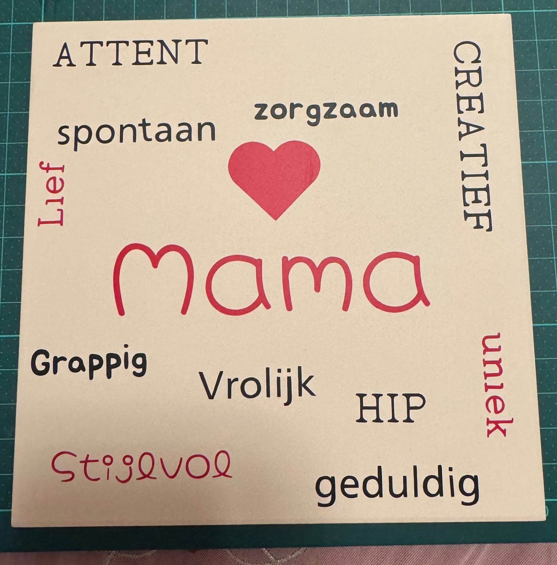 Tegeltje mama