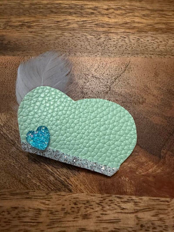 Pieten mits blauw hart