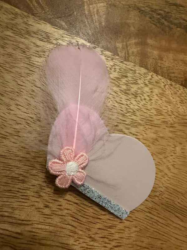 Pieten muts creme roze