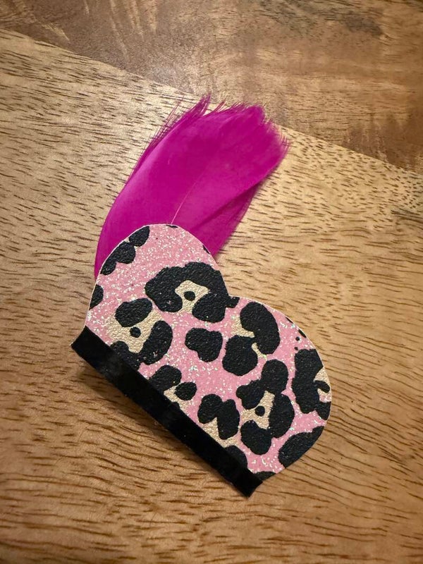 Pieten muts panter roze paars