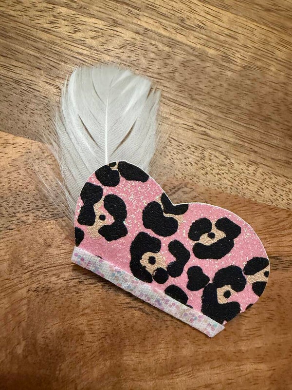 Pieten muts panter roze zilver