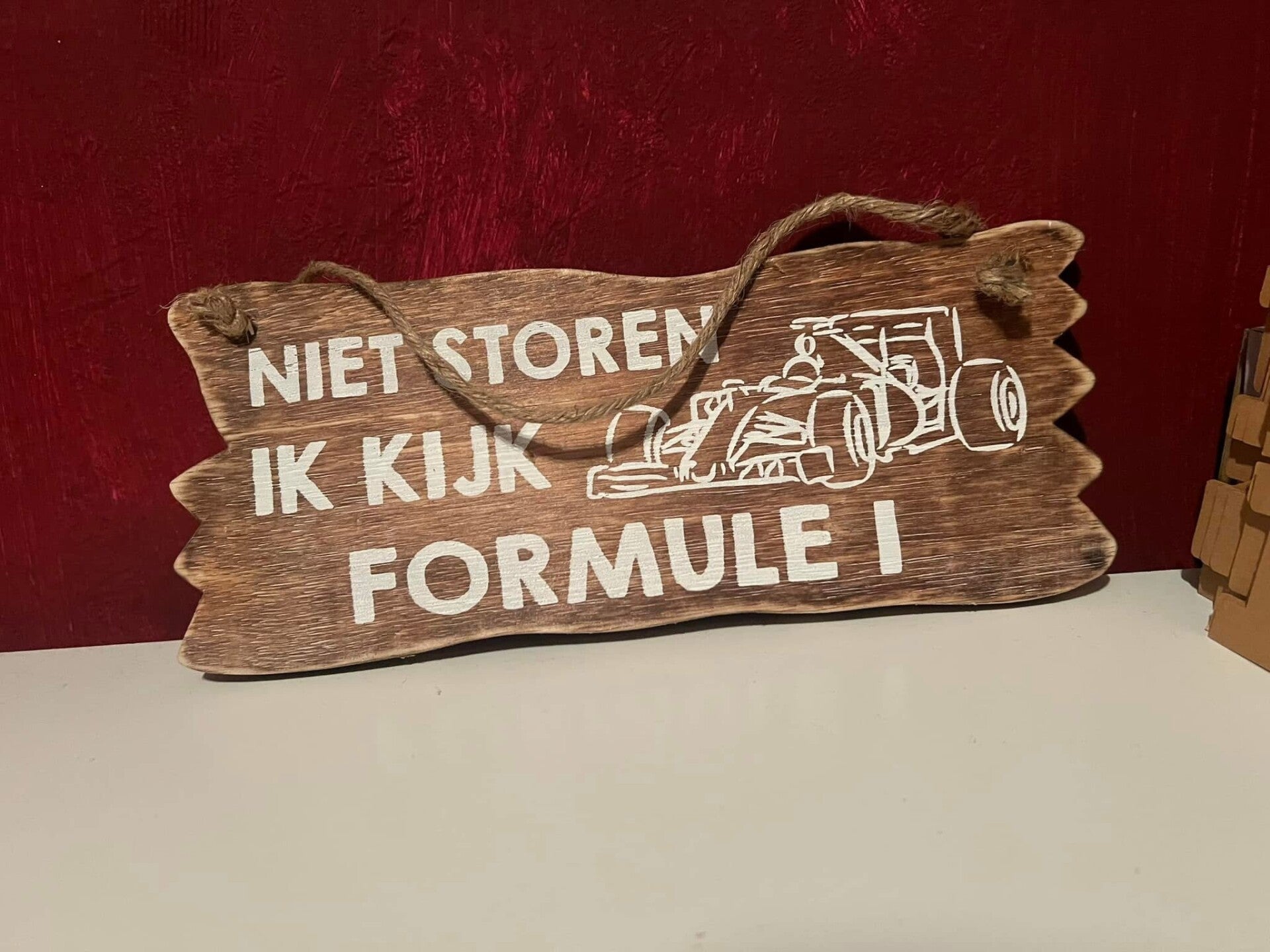 Niet storen bordje