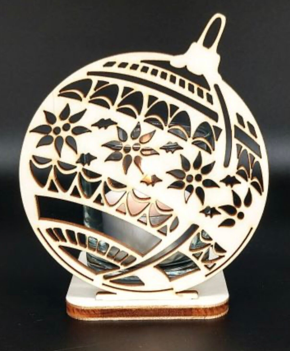 Theelicht houder kerst