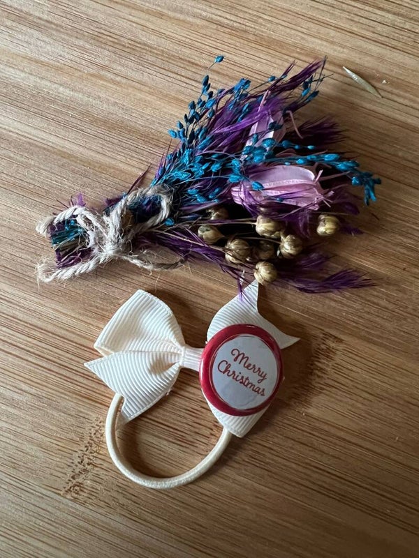 Strik Elastiekjes kerst buttons