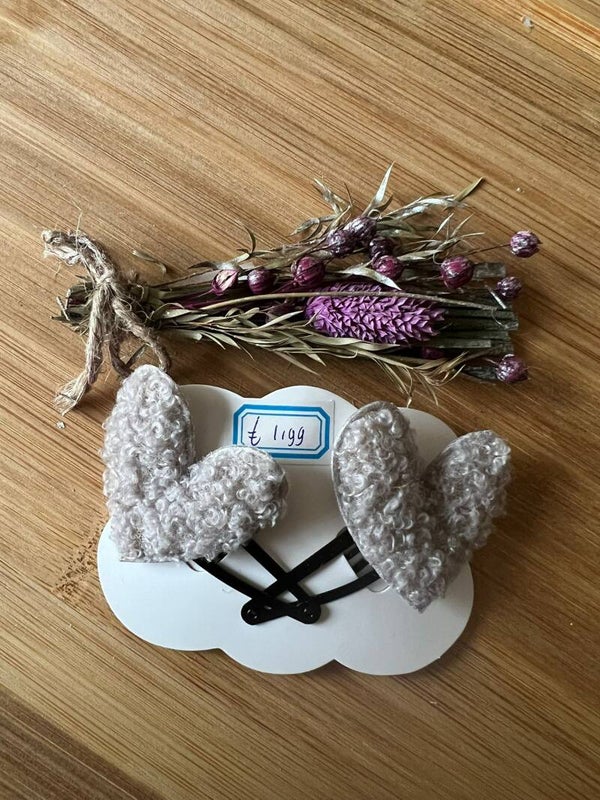 Haarknipjes teddy hart