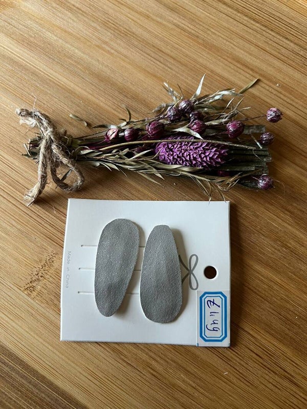 Haarknipjes mat grijs