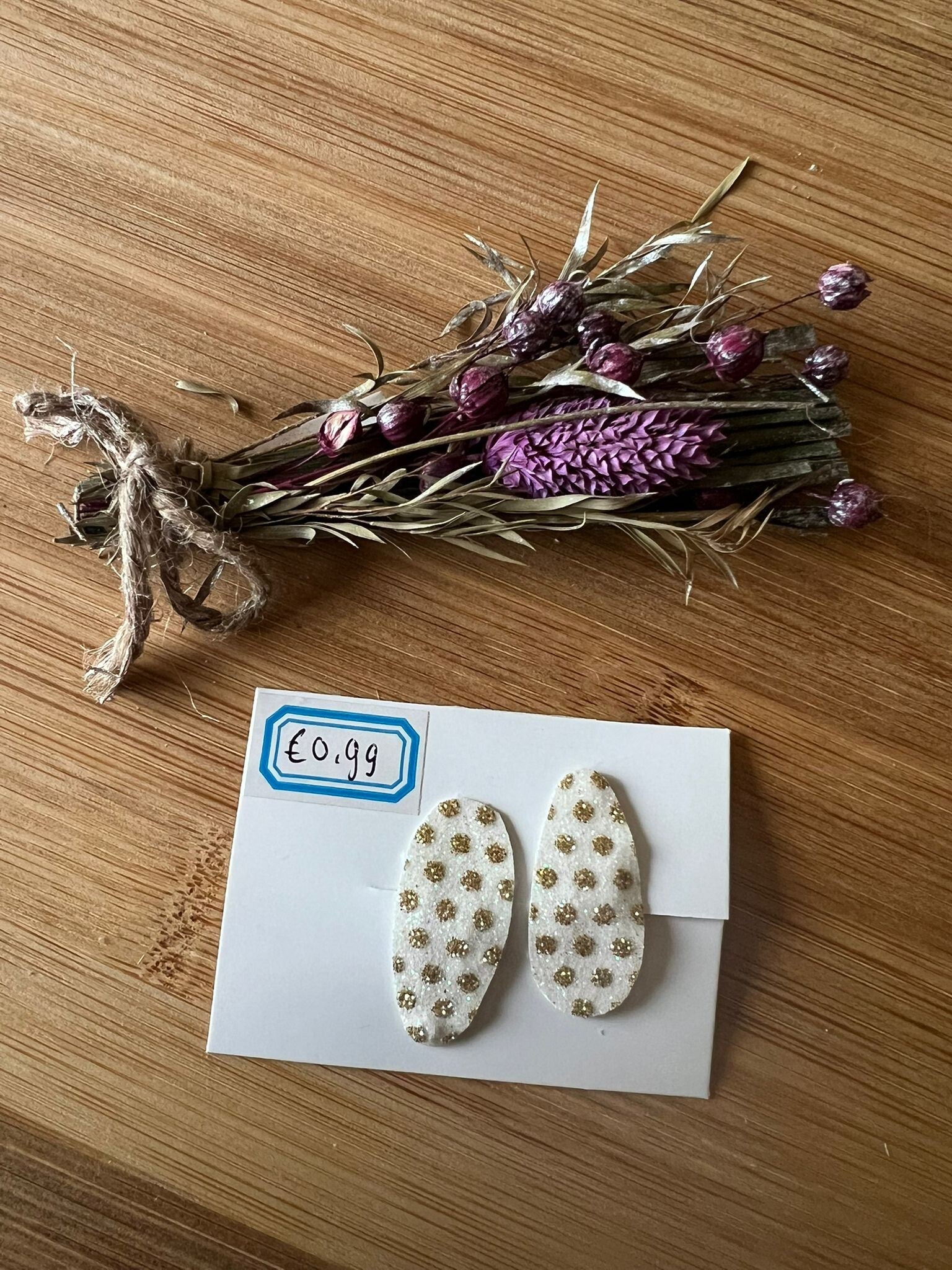 Haarknipje wit bolletjes