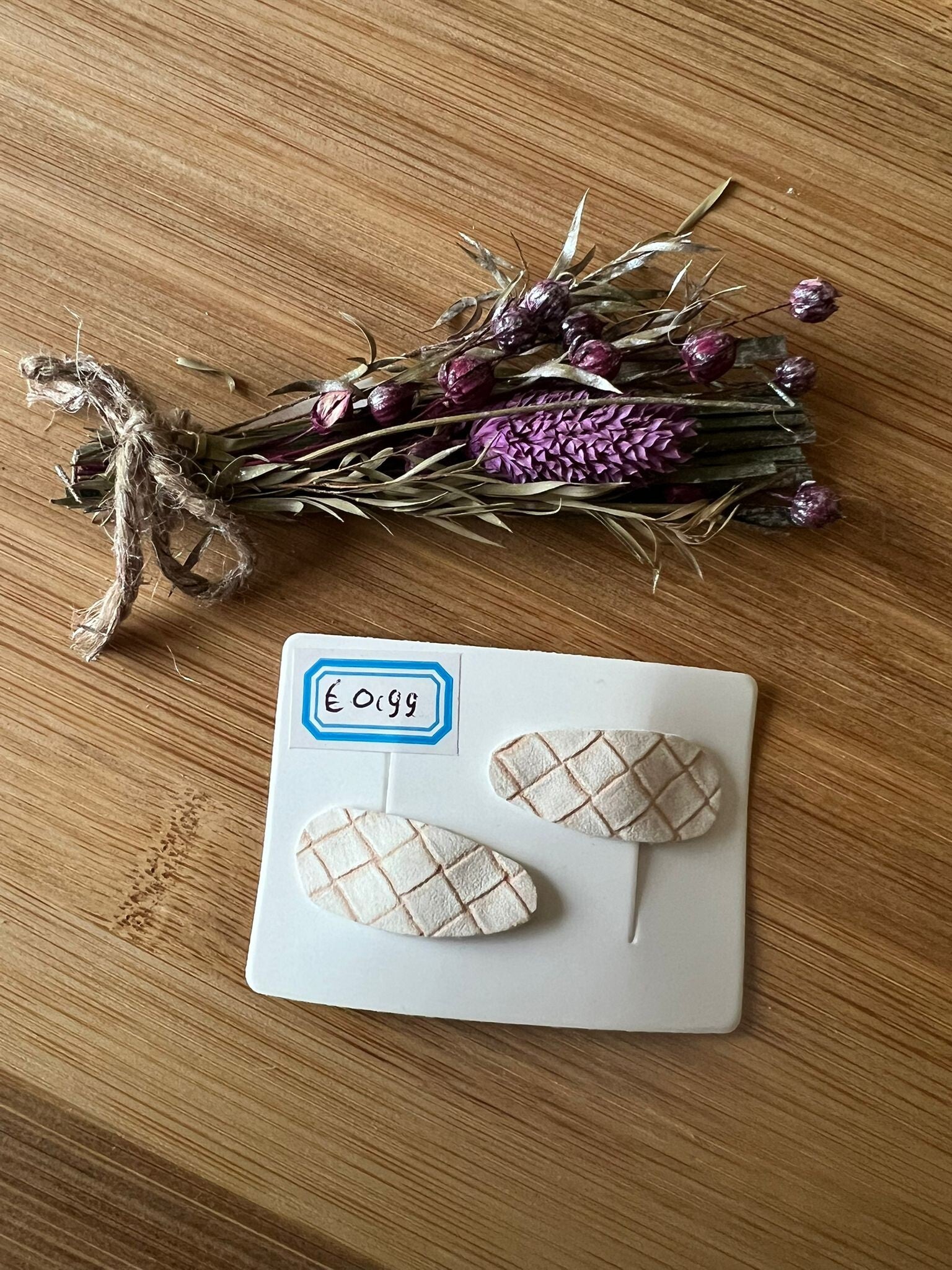 Haarknipje streep wit