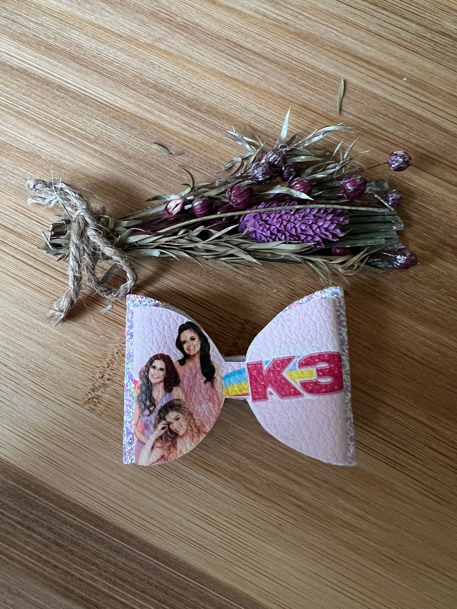 K3 paars/ wit glitter