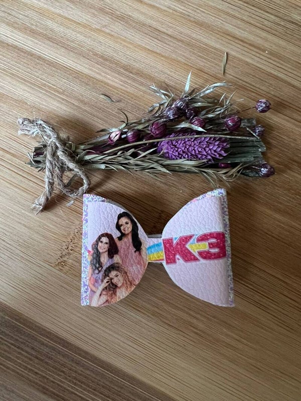 K3 paars/ wit glitter