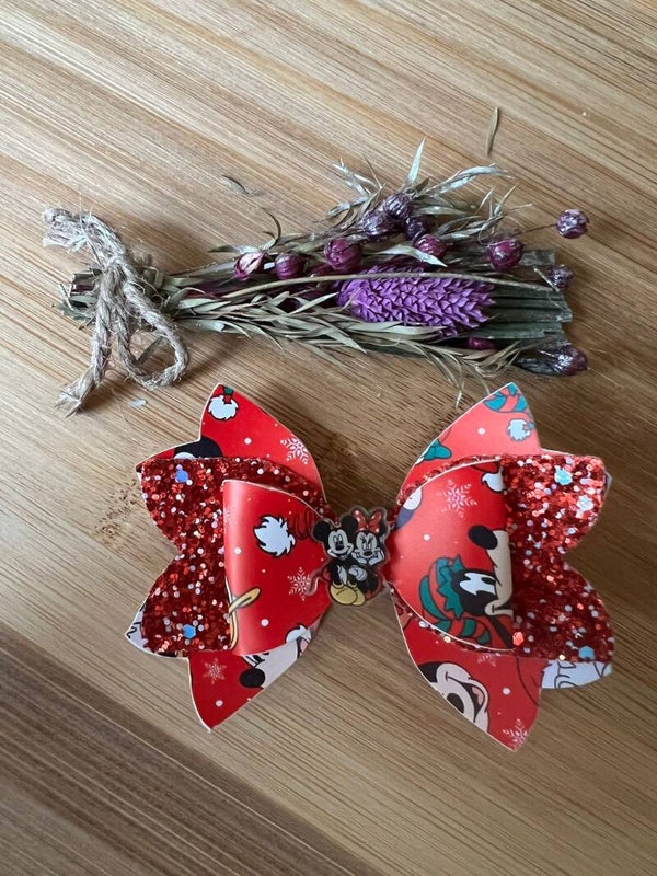 Mini micky kerst rood