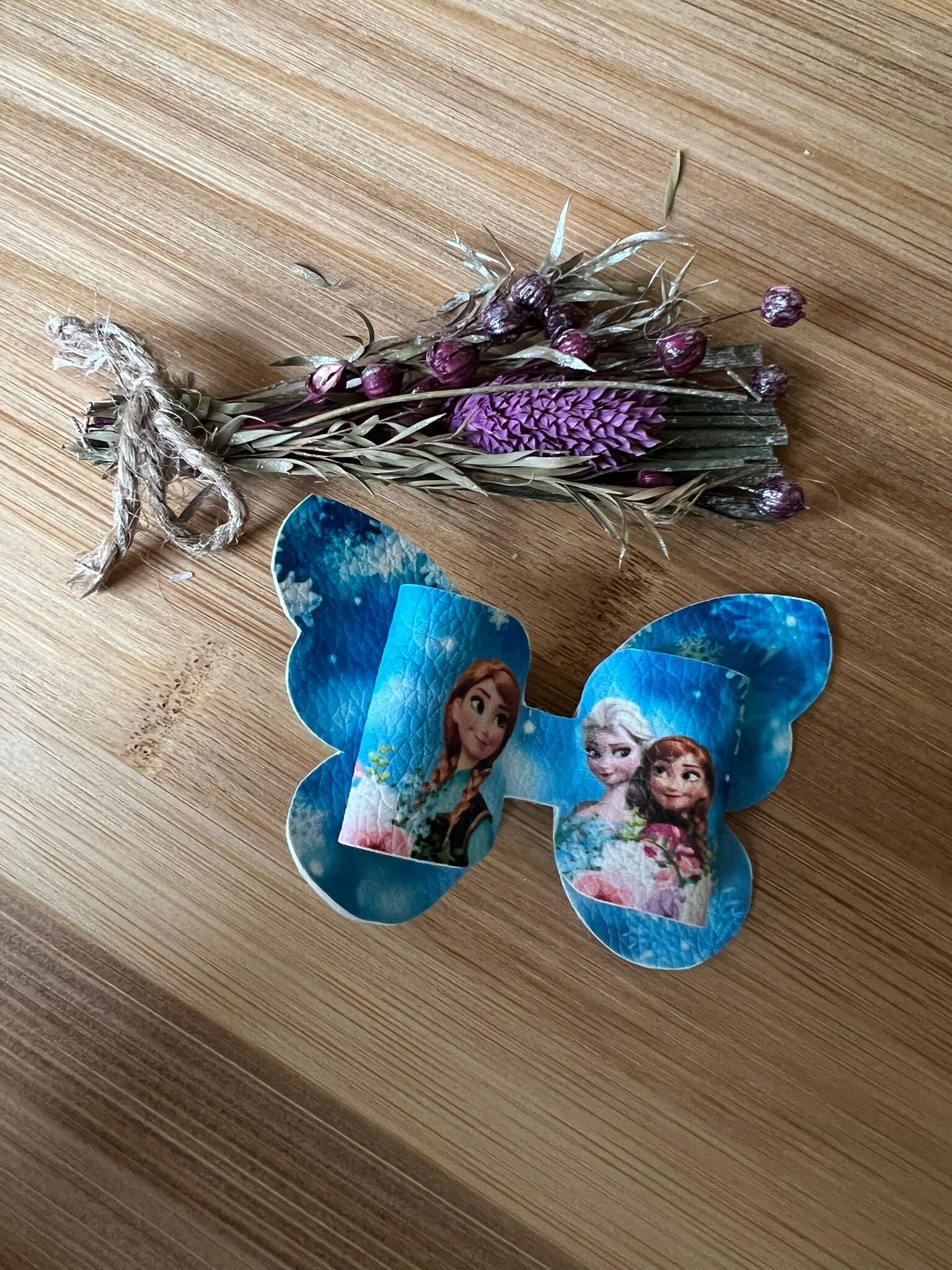 Frozen winter vlinder