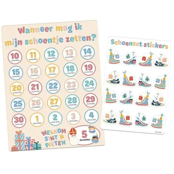 Aftel kalender sinterklaas