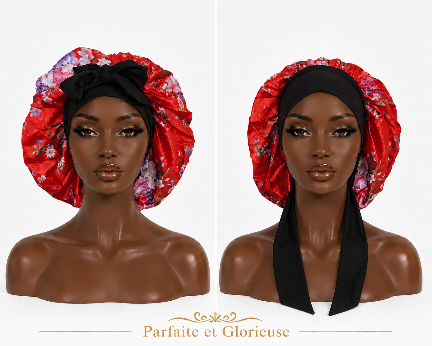 BONNET ROUGE FLEURI
