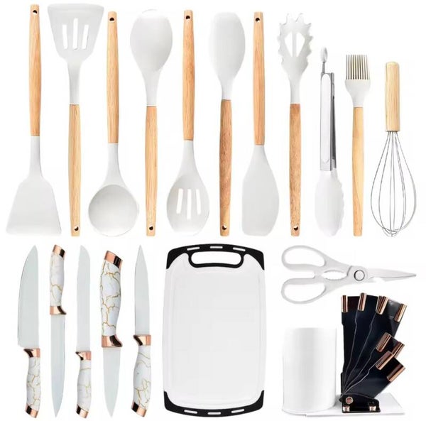 Ensemble d'ustensiles de cuisine en Silicone