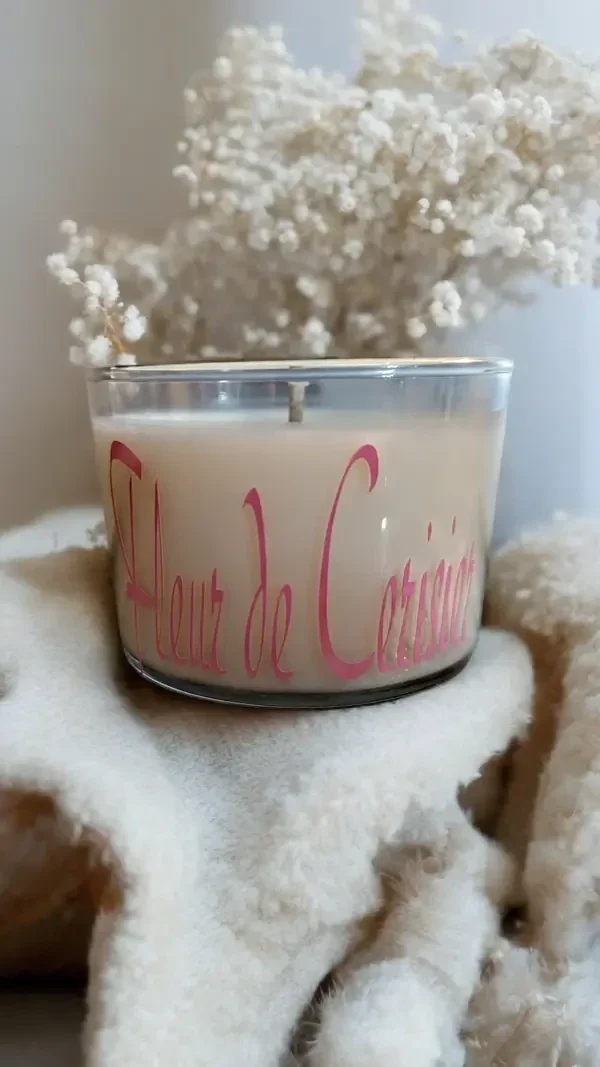 BOUGIE PARFUMÉE FLEUR DE CERISIER