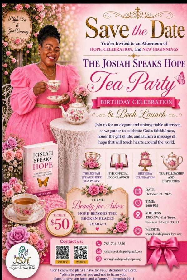 JSH Annual Tea Party & Book Launch 2026