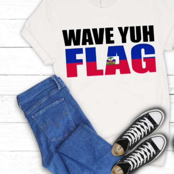 Wave Yuh Flag Haitian Pride Tee