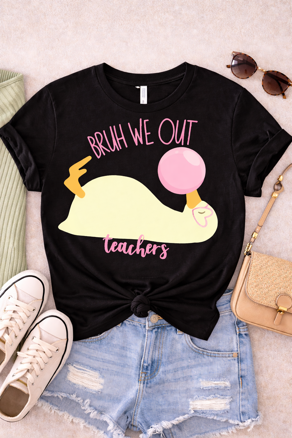 Bruh We Out Teachers Tee | Last Day of School Teacher Shirt | Funny End of Year Shirt