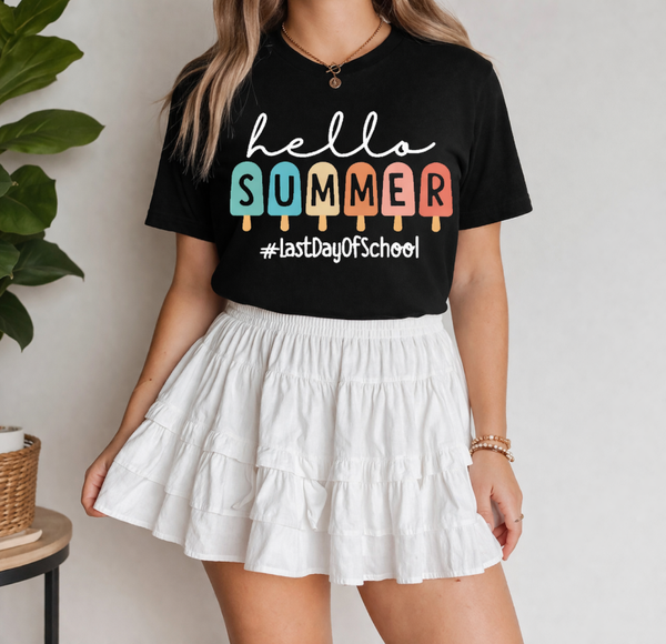Hello Summer Last Day of School Tee