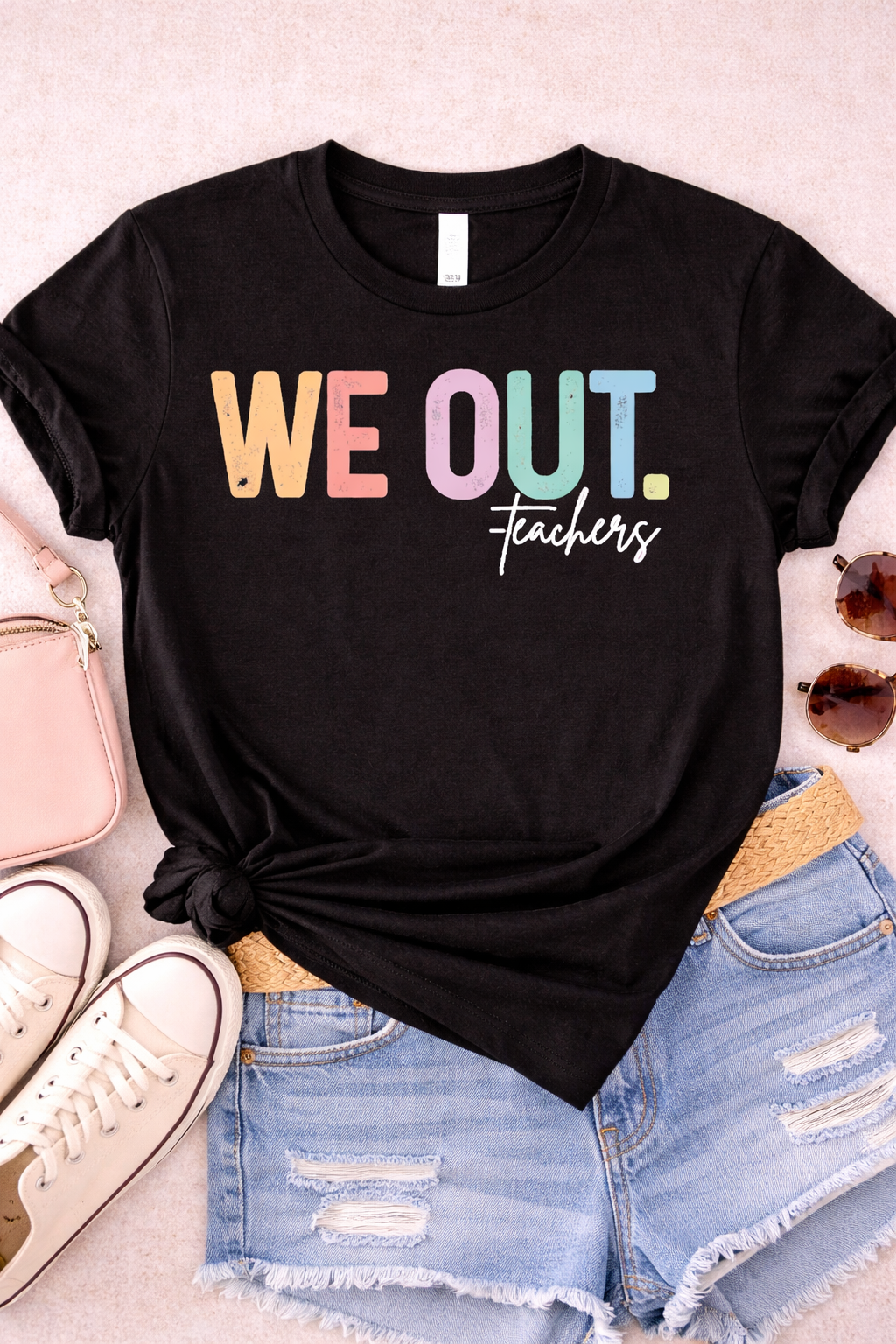 We Out Teachers Tee | Funny Last Day of School Teacher Shirt