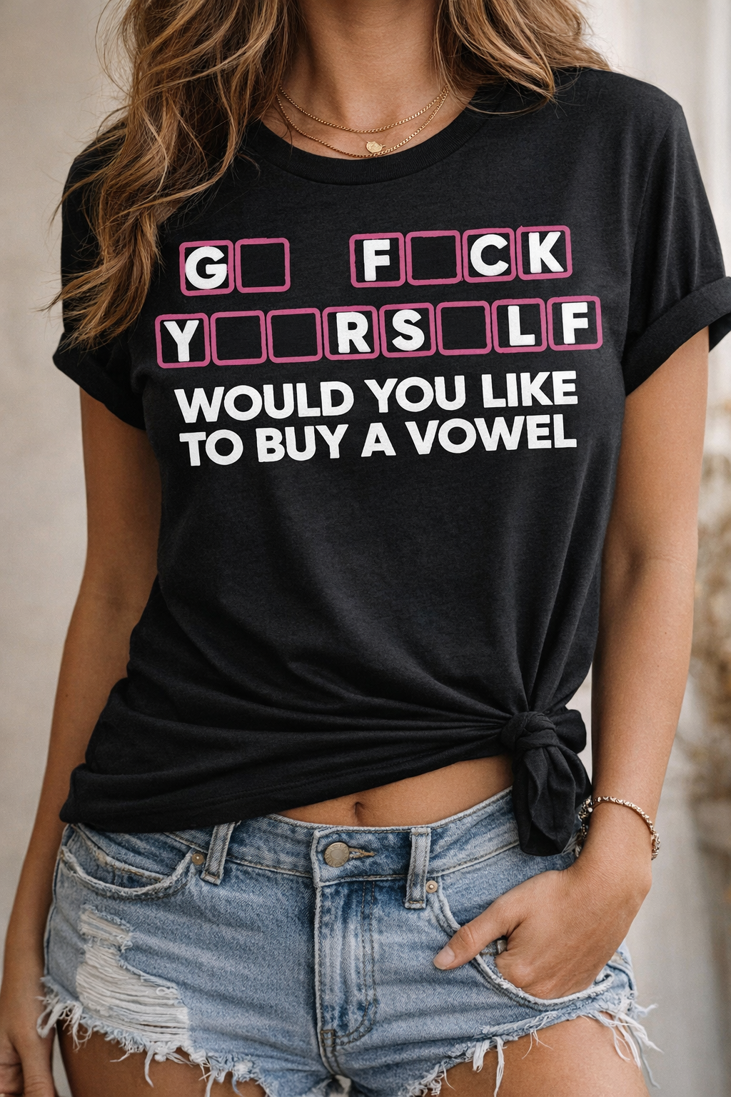 Go Fck Yourself Side-Tie Tee