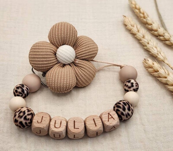 Speenkoord Crème tiger