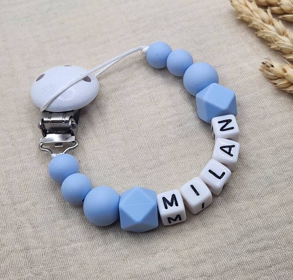 Speenkoord Pastel blauw