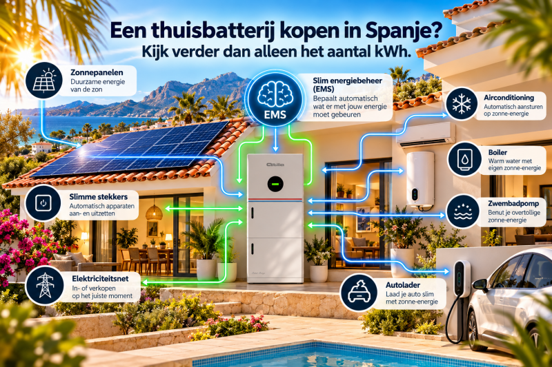 Altilia Slimme batterij Spanje