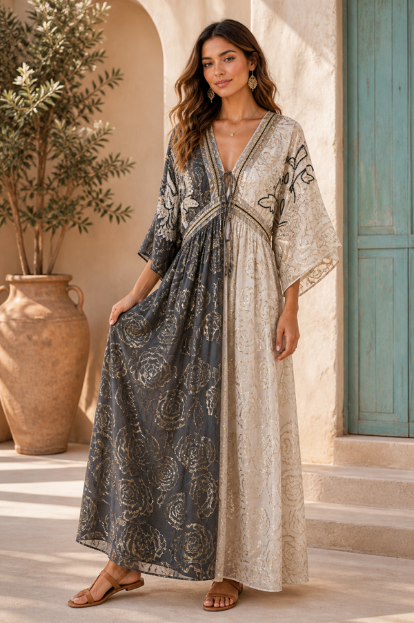 VESTIDO "DUO OSCURO"