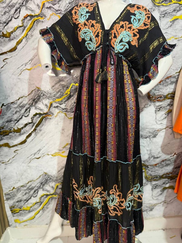 VESTIDO " COLORINES NEGRO"