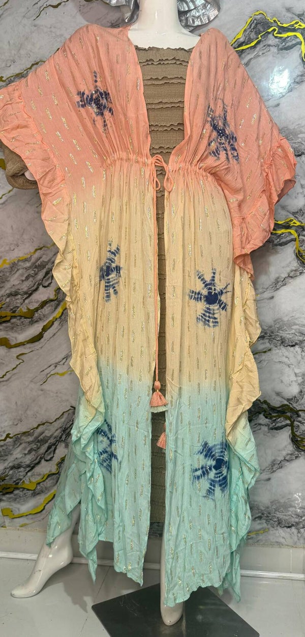 CAFTAN " TRICOLOR ROSA"