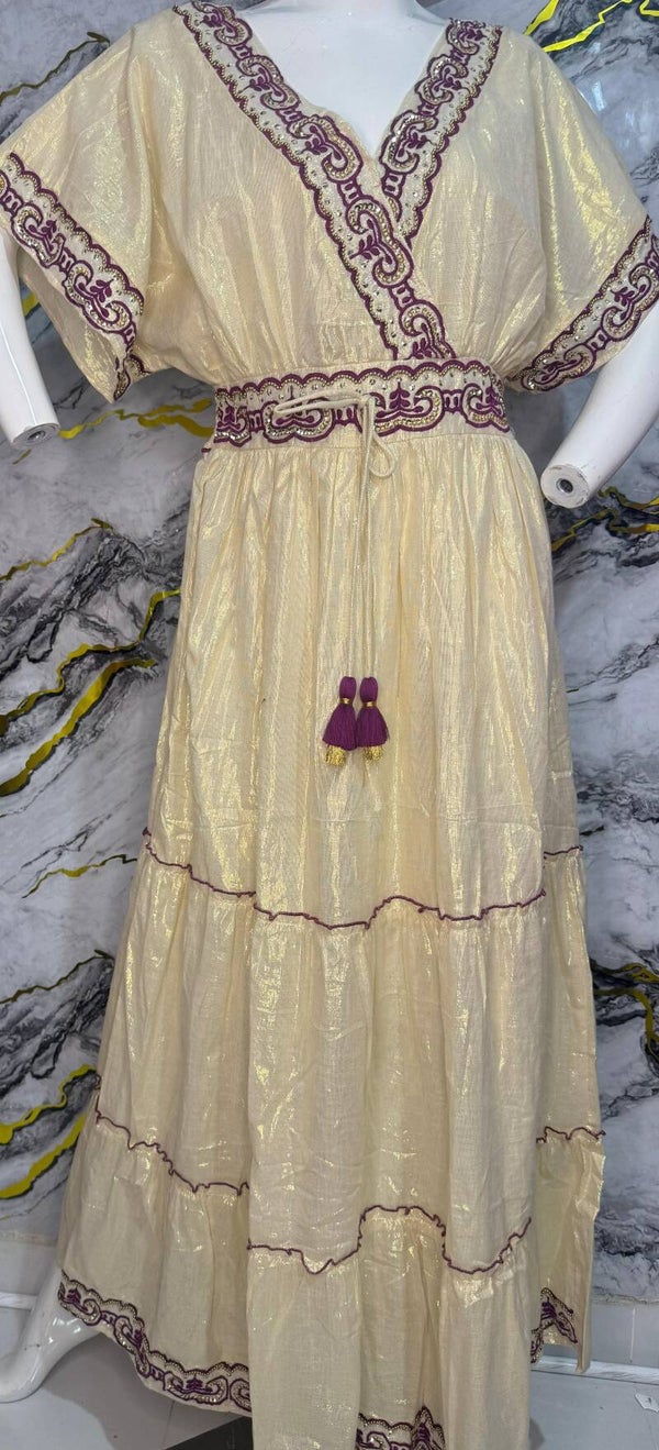 VESTIDO " AL- ANDALUS LARGO" BUGANBILLA