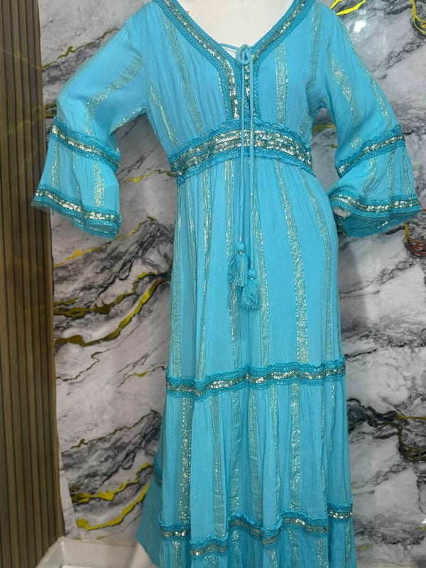 VESTIDO" "AMSTERDAM" TURQUESA