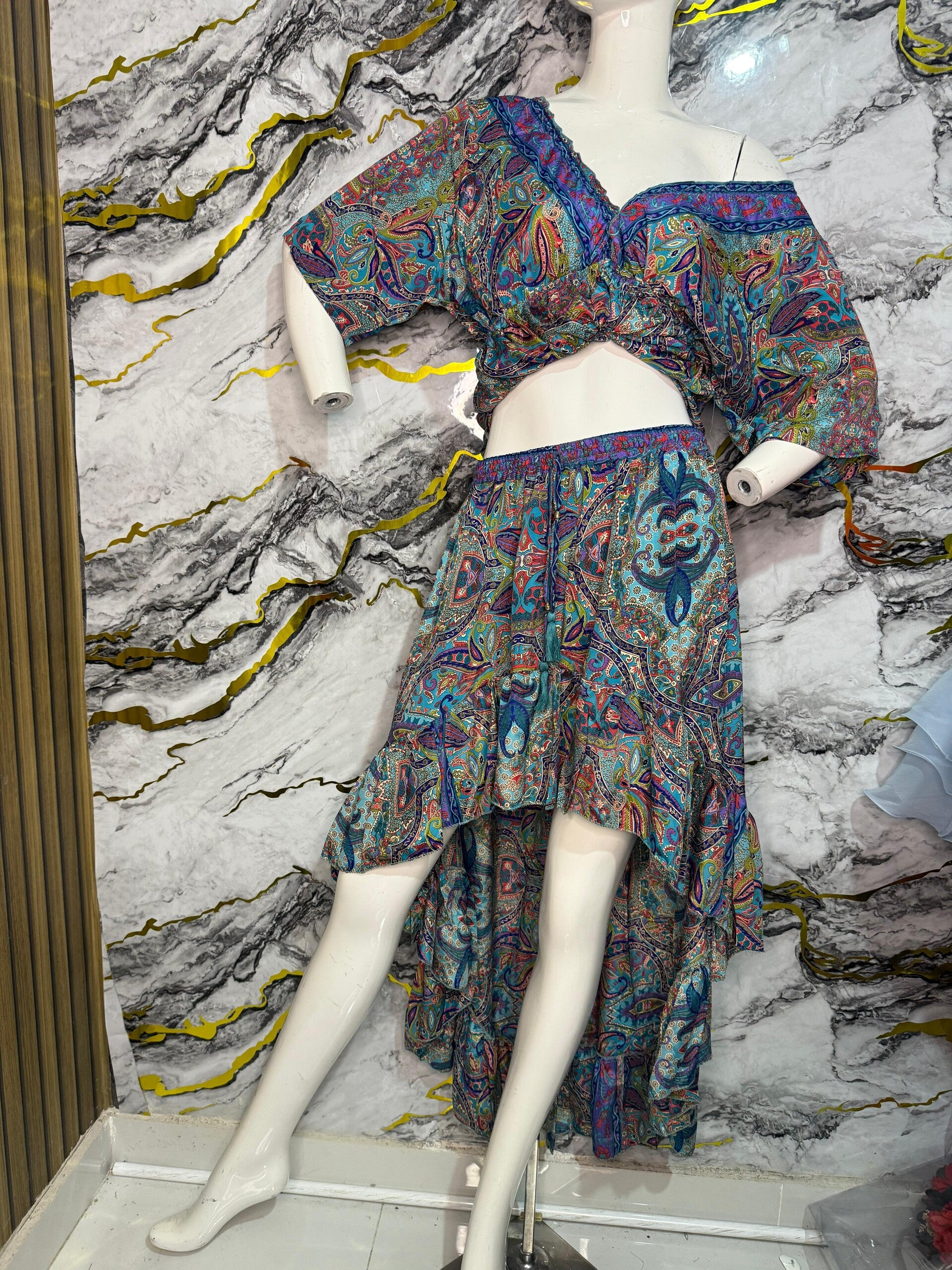 CONJUNTO "ASIMETRICO AZUL"