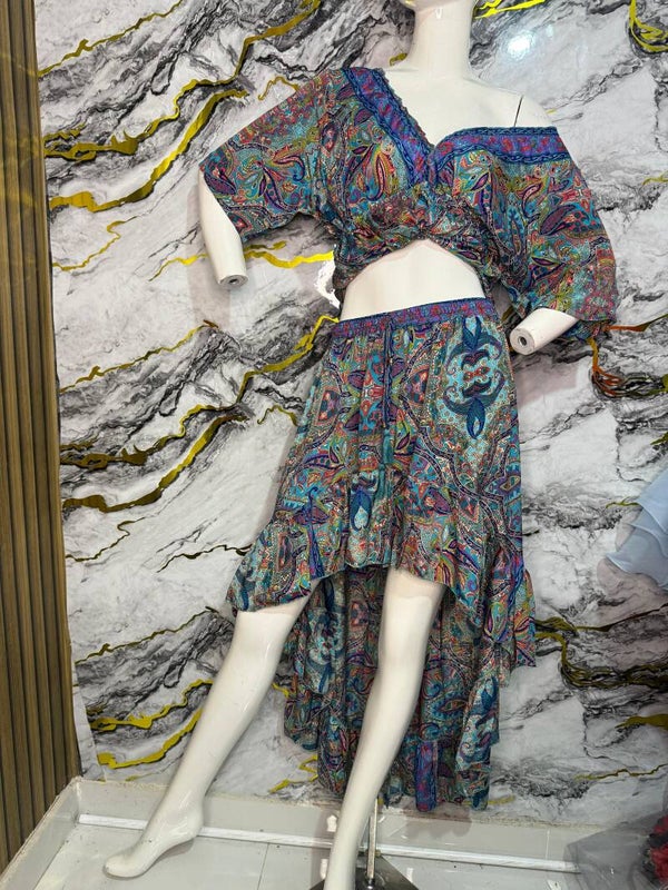 CONJUNTO "ASIMETRICO AZUL"