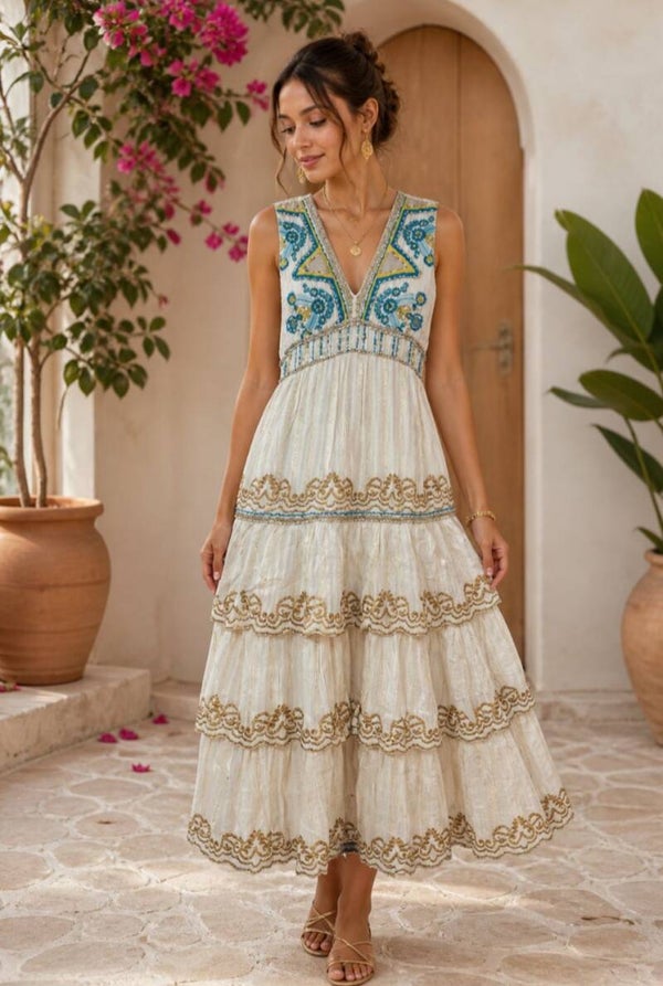 VESTIDO "CANCUN AZUL"