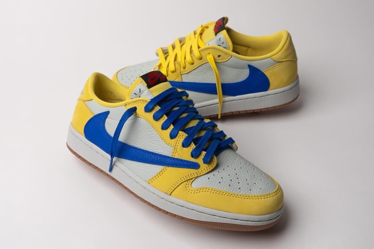 Jordan 1 Retro Low Travis Scott Canary