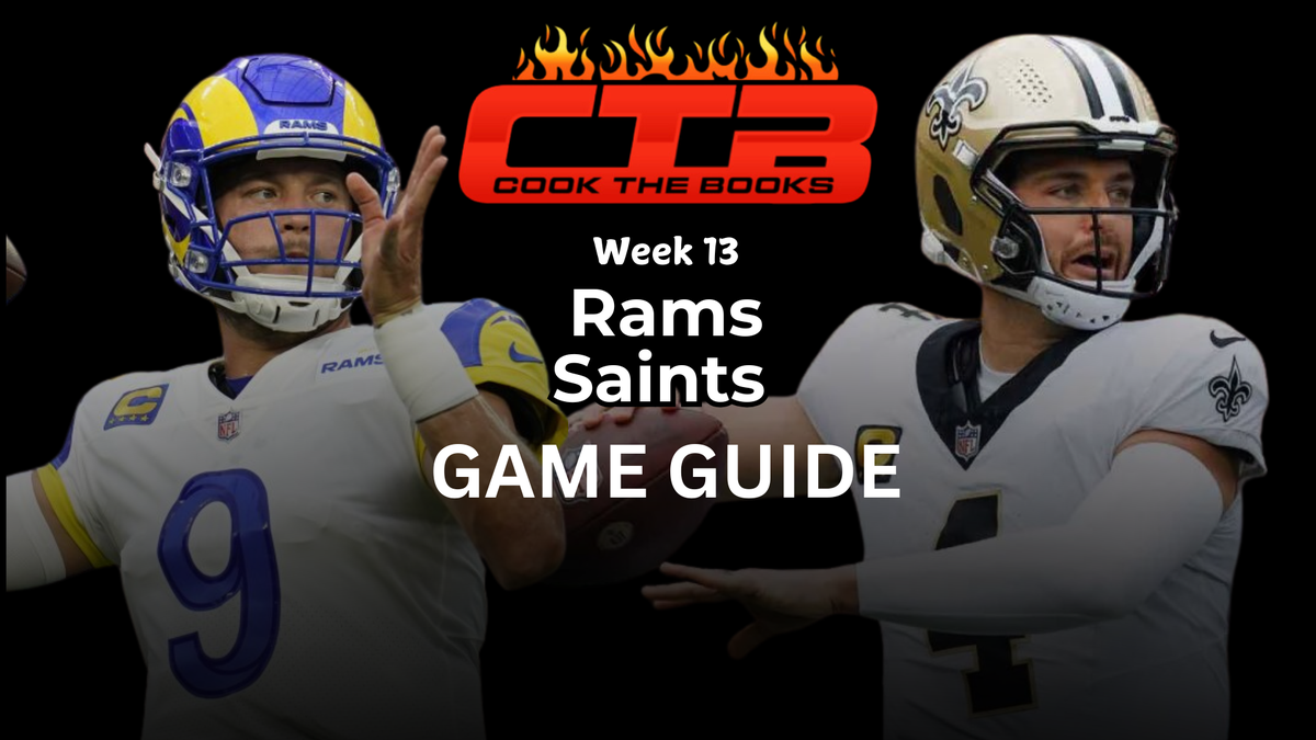 Week 13 / 2024-25 NFL Game Guides | Cook The Books
