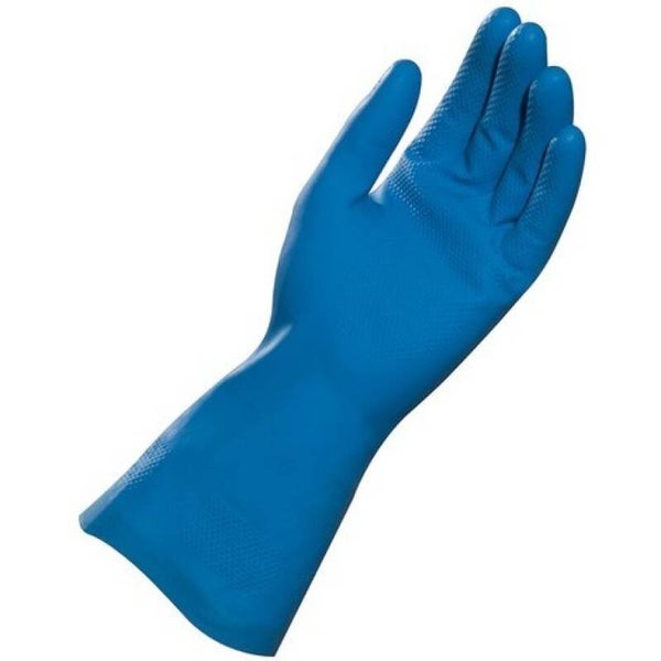 GUANTE INDUSTRIAL NITRILO AZUL ALIMENTACION T/M/G Y XL