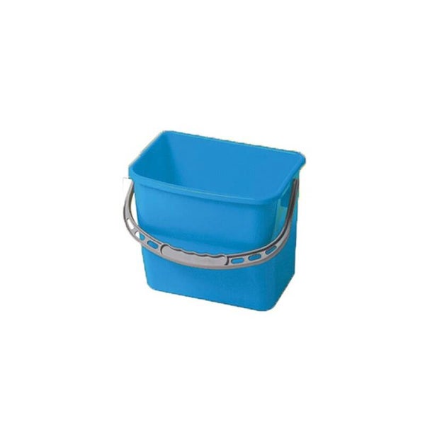 CUBO AZUL 6L PARA CARROS DE LIMPIEZA