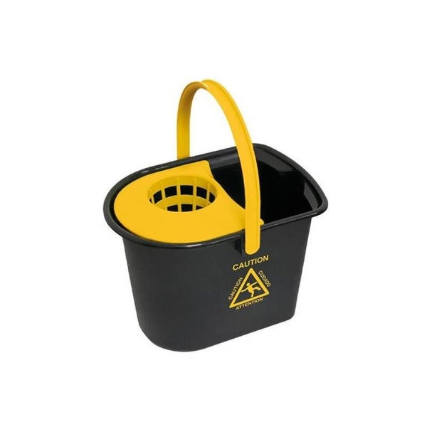 CUBO RECTANGULAR NEGRO CAUTION 13L