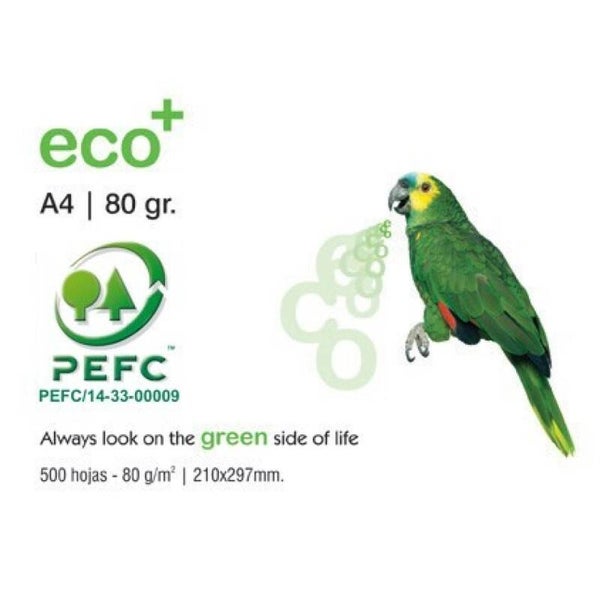 FOLIOS DIN A4 80Gr PAQUETE 500 HOJAS