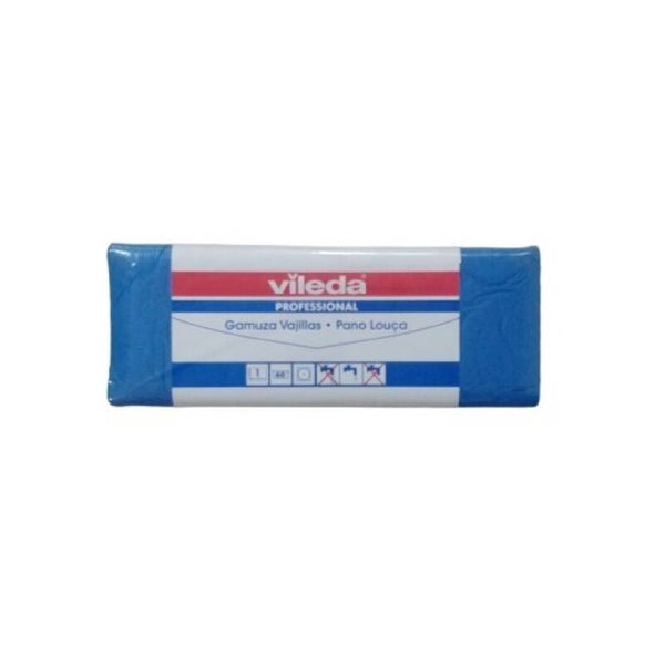 ROLLO VILEDA GAMUZA VAJILLAS AZUL 39CM *4M