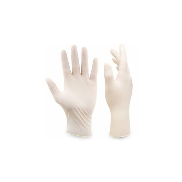 GUANTE LATEX CON POLVO TALLA P, M, G Y XL.