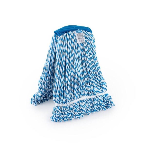 FREGONA INDUSTRIAL MICROFI HILO AZUL/BLANCO PLA